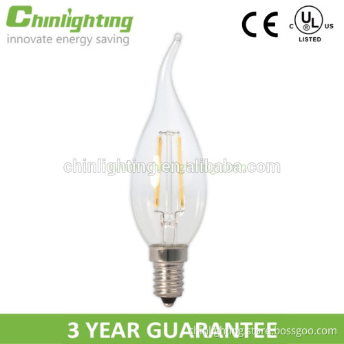 LED CA32 2200k 2700k e14 e12 e27 wholesale led bulb filament LED lighting China